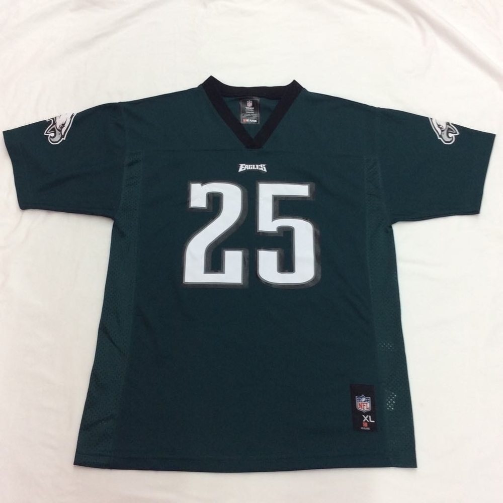 NFL Players Team Apparel Youth XL Eagles  Lesean McCoy 25 Green Football Jersey